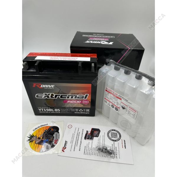 Аккумулятор RDRIVE eXtremal Iridium YT19BL-BS, изображение 7