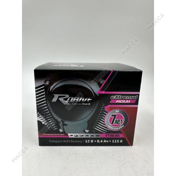 Аккумулятор RDRIVE eXtremal Iridium YT9B-BS, изображение 9