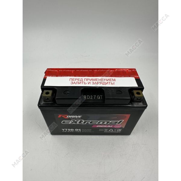 Аккумулятор RDRIVE eXtremal Iridium YT9B-BS, изображение 5