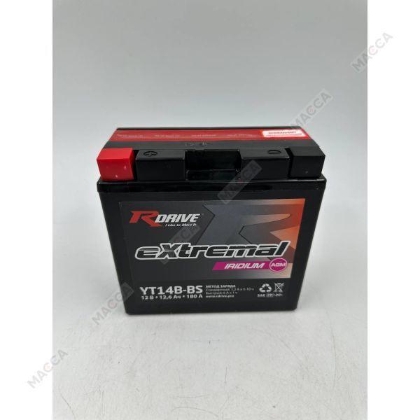 Аккумулятор RDRIVE eXtremal Iridium YT14B-BS