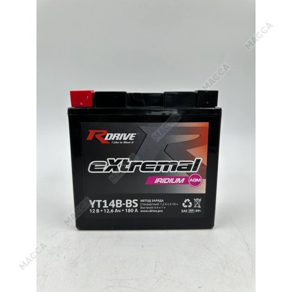 Аккумулятор RDRIVE eXtremal Iridium YT14B-BS, изображение 12