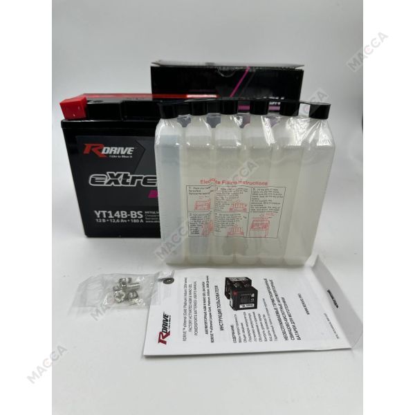Аккумулятор RDRIVE eXtremal Iridium YT14B-BS, изображение 5