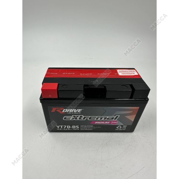 Аккумулятор RDRIVE eXtremal Iridium YT7B-BS, изображение 5