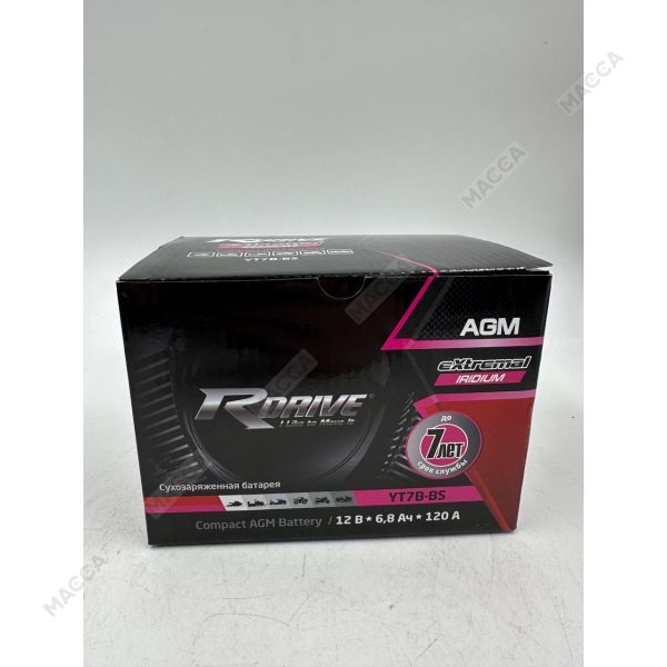 Аккумулятор RDRIVE eXtremal Iridium YT7B-BS, изображение 8