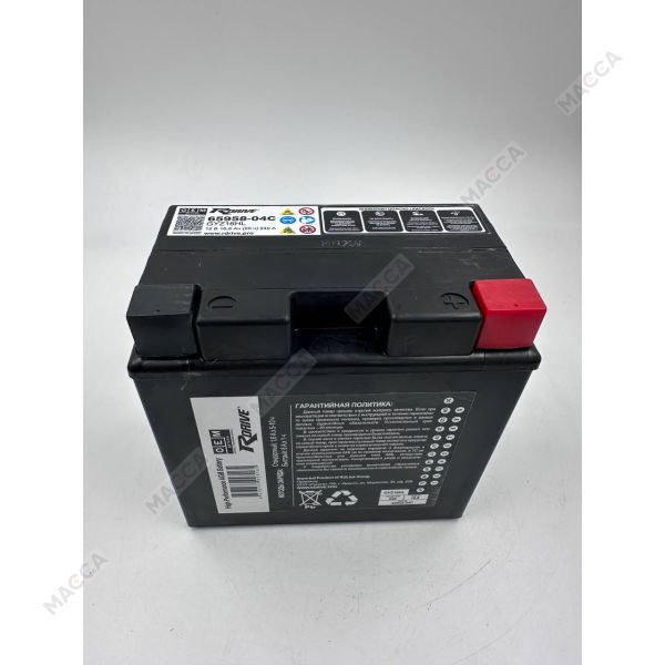 Мотоциклетный аккумулятор RDrive OEM Детали 65958-04C (GYZ16HL), изображение 2