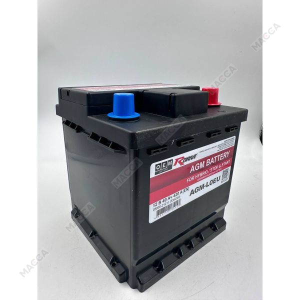 Аккумулятор RDrive OEM AGM-L0EU (28800-21211 / 335LN0 TOYOTA), изображение 4