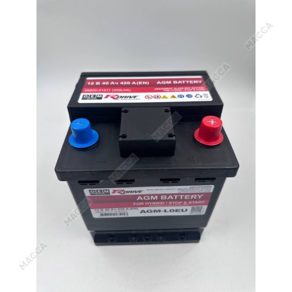 Аккумулятор RDrive OEM AGM-L0EU (28800-21211 / 335LN0 TOYOTA)