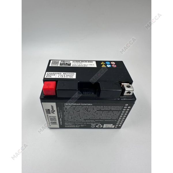 Мотоциклетный аккумулятор RDrive OEM Детали 31500-MCR-D02 (YTZ14S-GEL), изображение 4