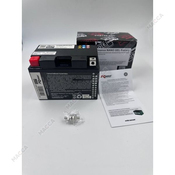 Мотоциклетный аккумулятор RDrive OEM Детали 31500-MCR-D02 (YTZ14S-GEL)