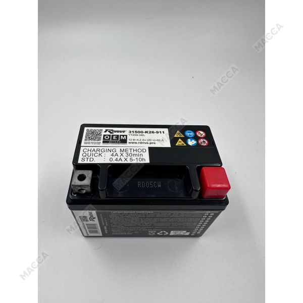 Мотоциклетный аккумулятор RDrive OEM Детали 31500-K26-911 (YTZ5S-GEL), изображение 7