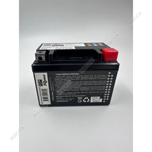 Мотоциклетный аккумулятор RDrive OEM Детали 31500-K26-911 (YTZ5S-GEL), изображение 8